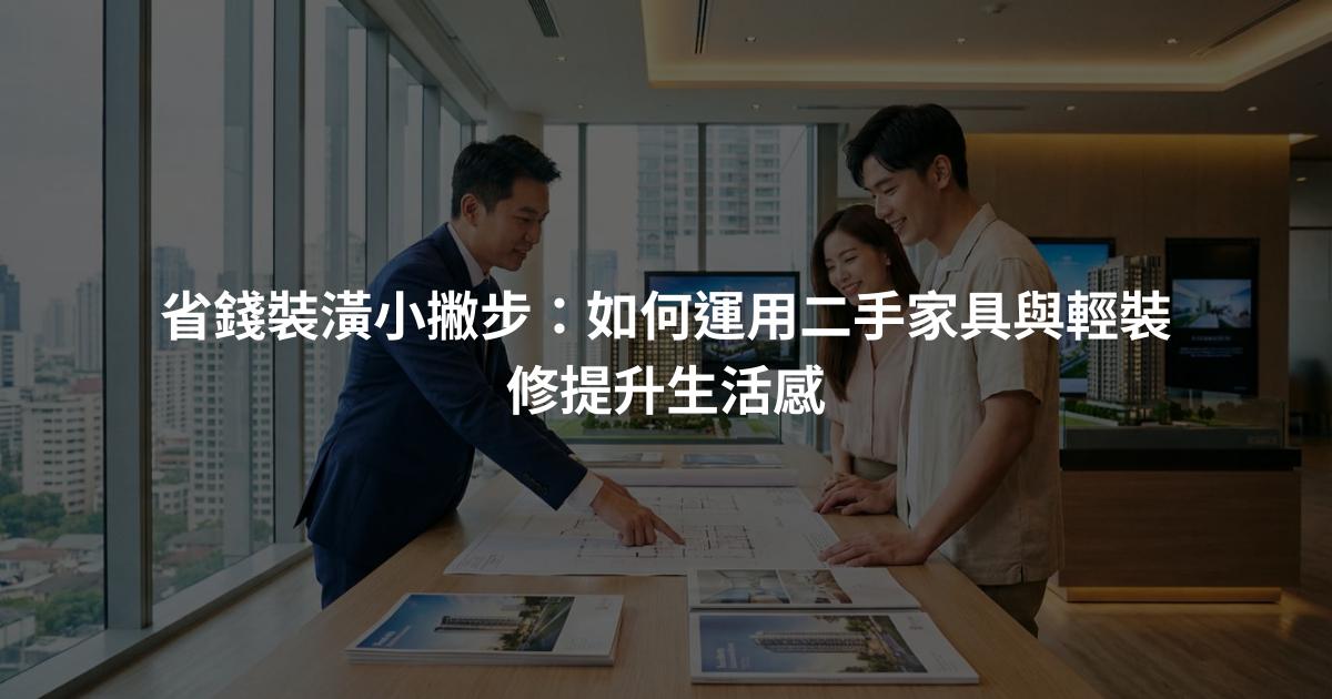 省錢裝潢小撇步：如何運用二手家具與輕裝修提升生活感